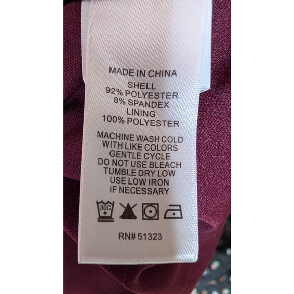 1 State Burgundy Port Velvet Bias Cut Cowl Neck Midi Slip Dress Y2K Glam Medium - Picture 10 of 13